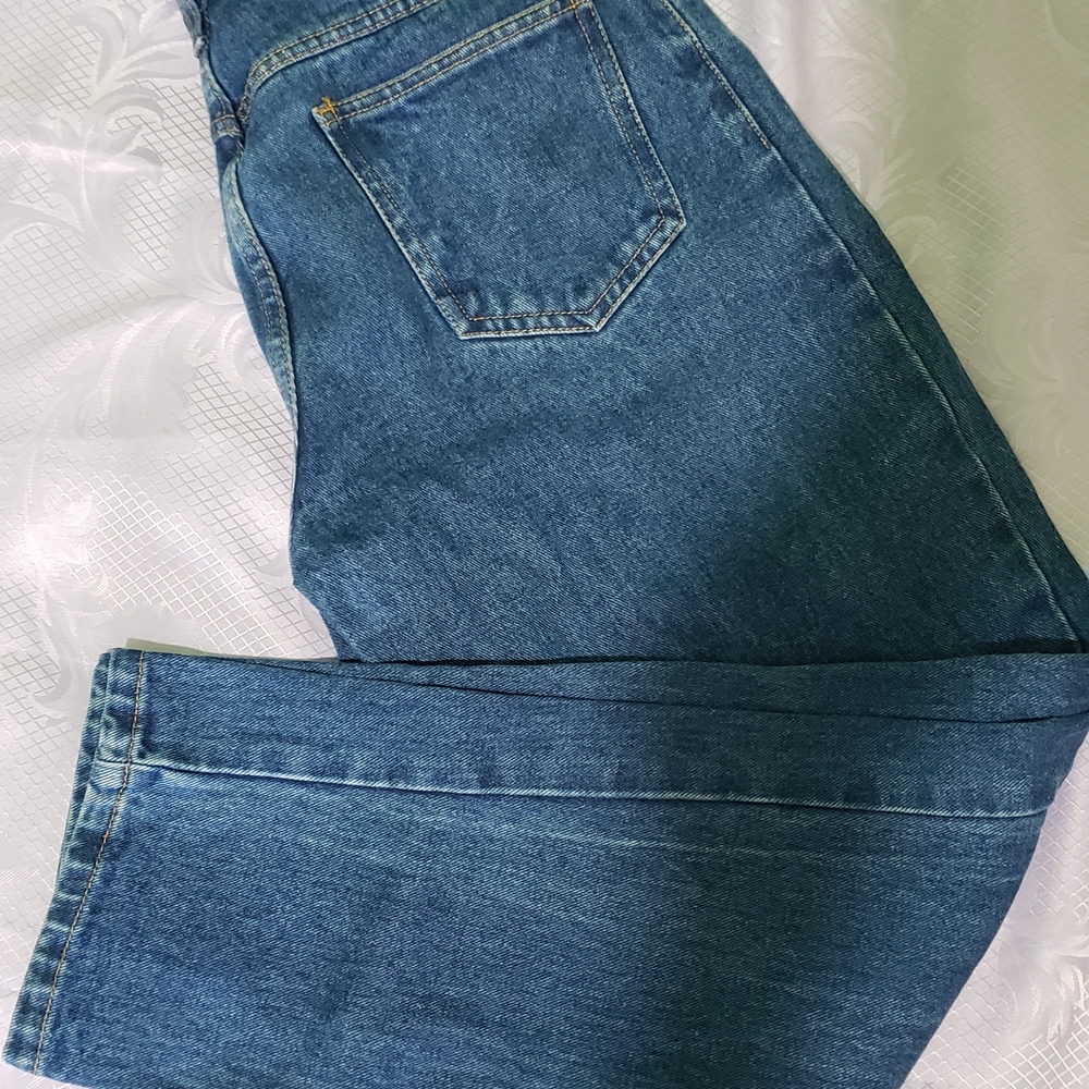 High Rise Blue Jeans